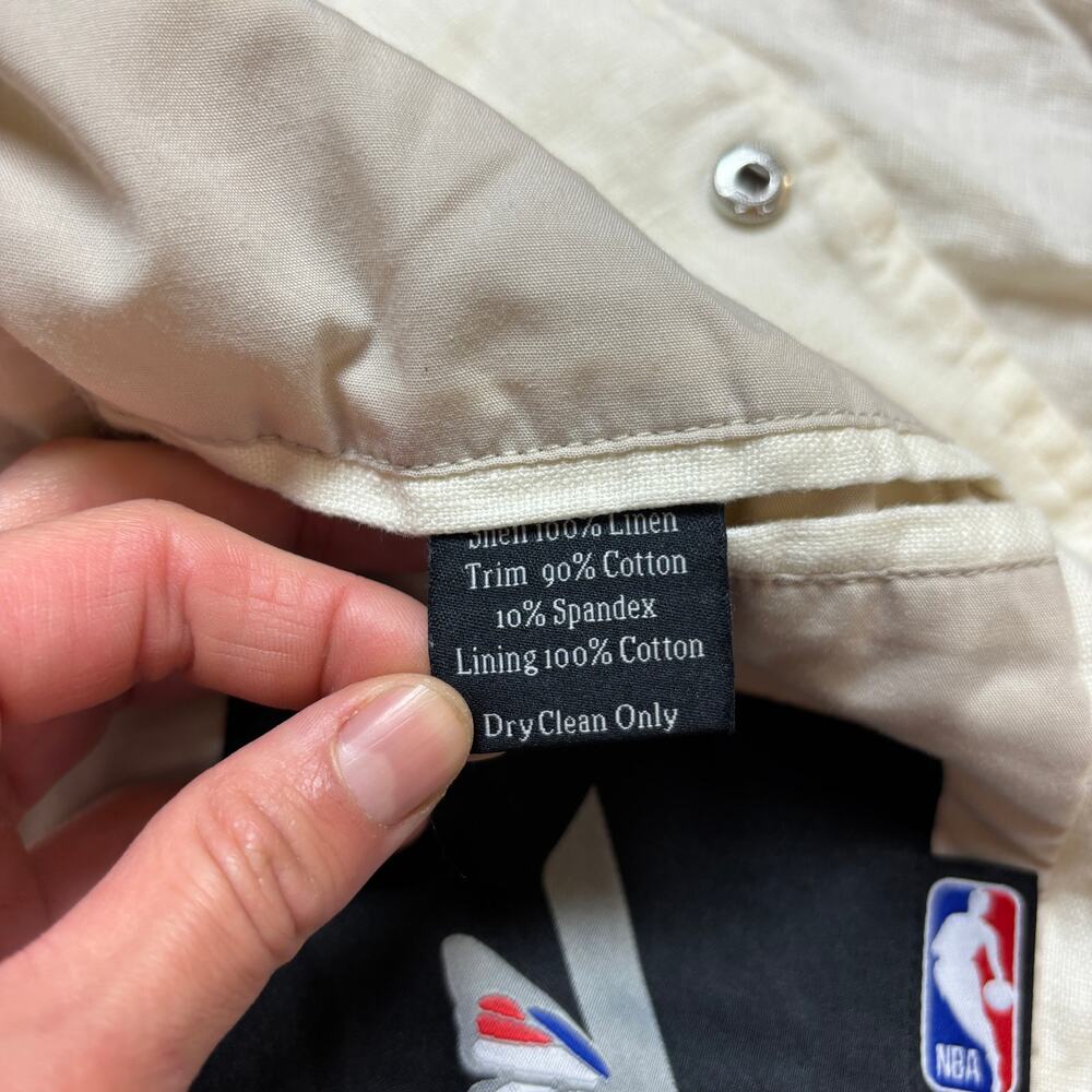 Rare NBA Amex Waraire Boswell The Association Draft 2023 Linen Jacket Men's L - Picture 8 of 12